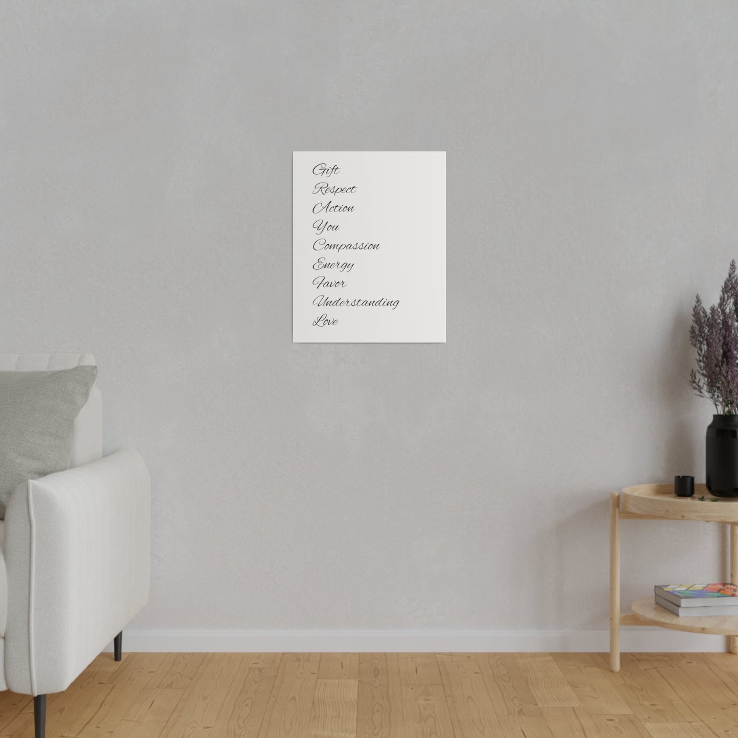 Matte Canvas, Stretched, 0.75" Grayceful LLC