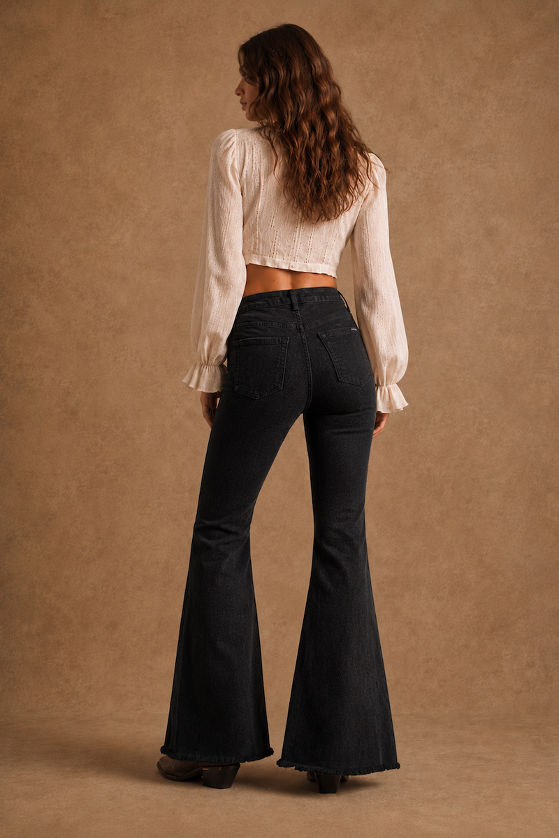 Starlit Glam Bell Bottom Jean GJG DENIM