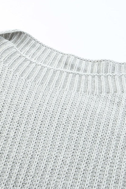 Solid Buttoned Drop Shoulder Sweater Shop Style & More | Fresh Looks, Everyday Deals & Free Shipping
