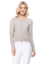 Gem Button Crew Neck Long Sleeve Sweater Cardigan Shop Style & More | Fresh Looks, Everyday Deals & Free Shipping