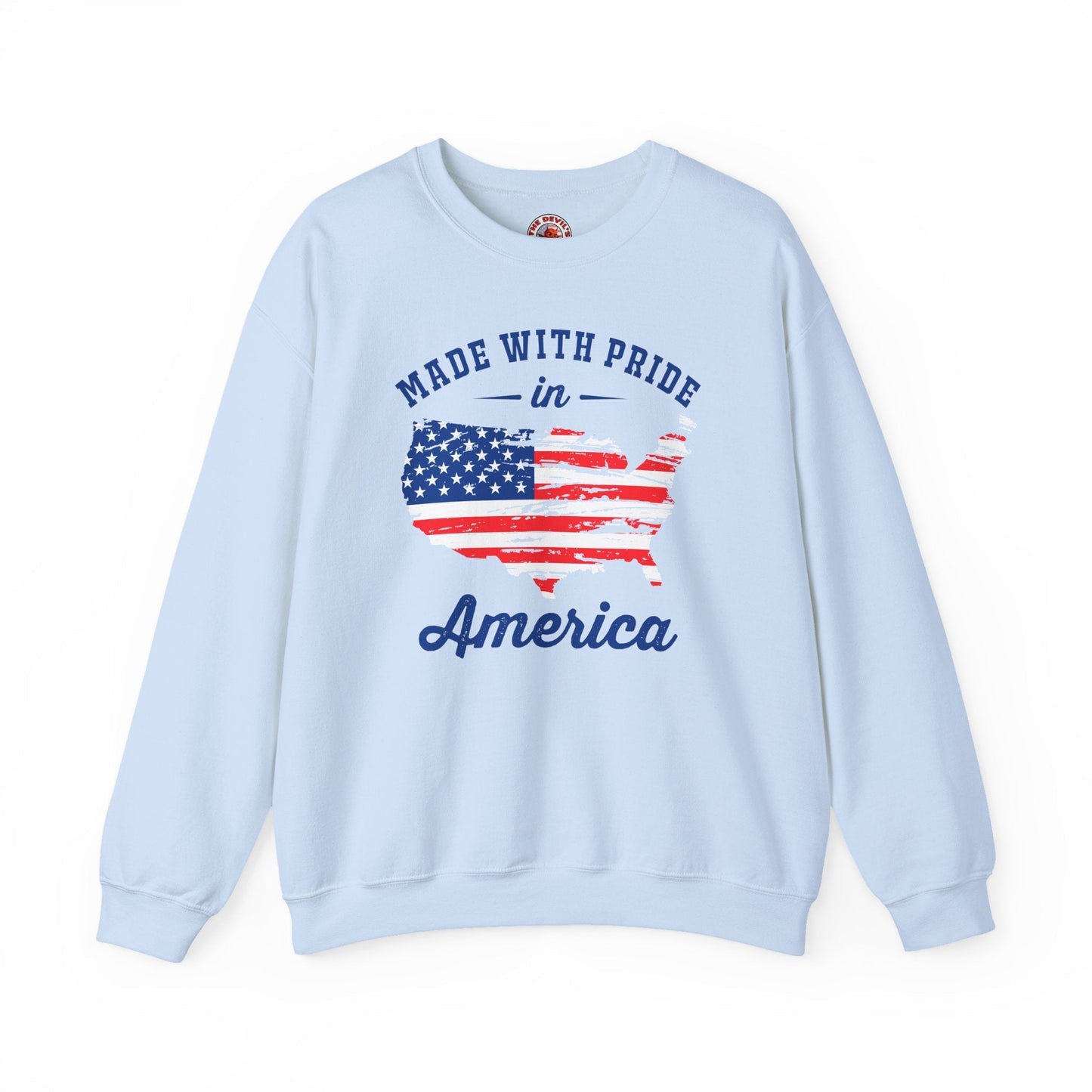 Made With Pride In America Crewneck Sweatshirt The Devil's Pickle