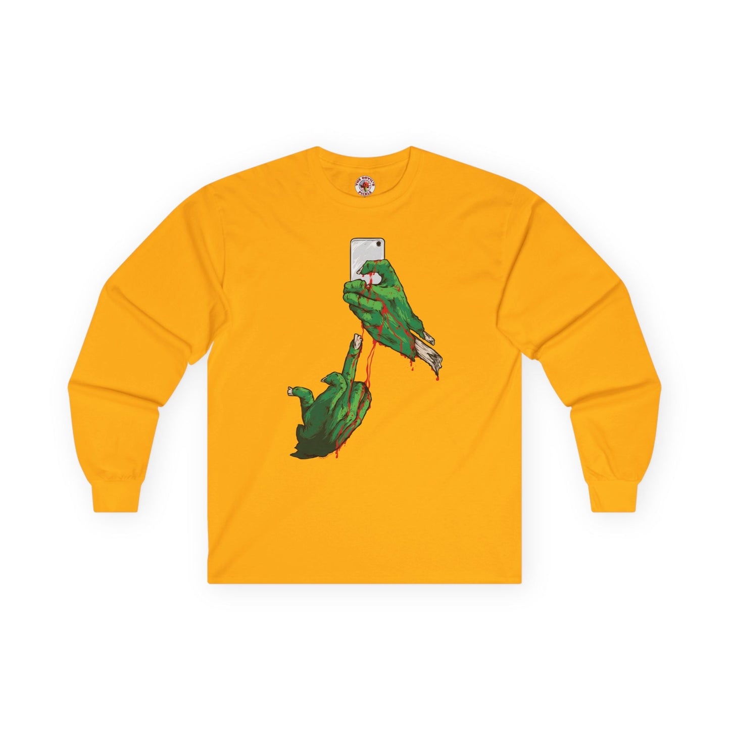 Selfie Monster Long Sleeve Tee The Devil's Pickle