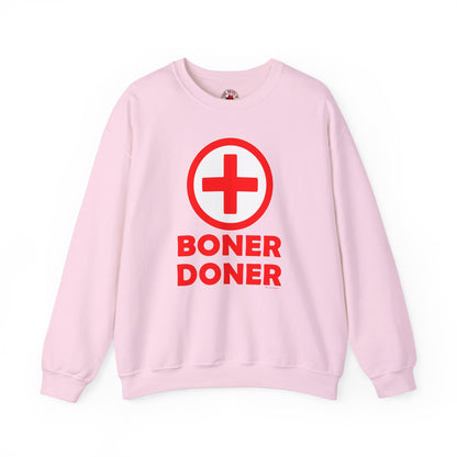 Boner Doner Crewneck Sweatshirt The Devil's Pickle
