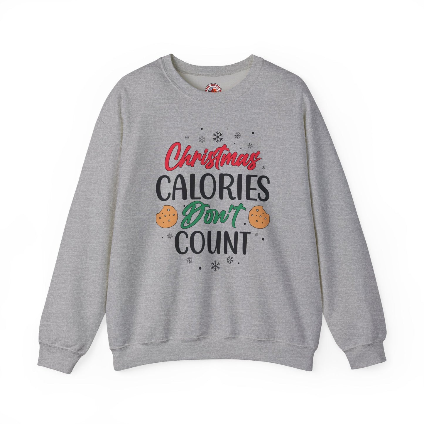 Christmas Calories Don't Count Crewneck Sweatshirt The Devil's Pickle