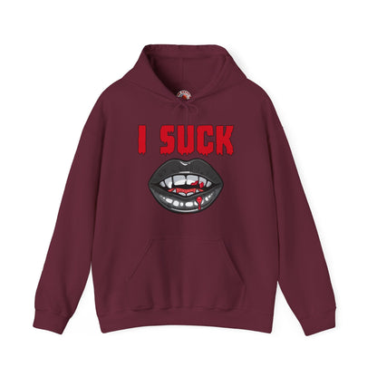 I Suck Hooded Sweatshirt The Devil's Pickle
