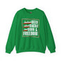 Beer Bacon Guns and Freedom Crewneck Sweatshirt The Devil's Pickle