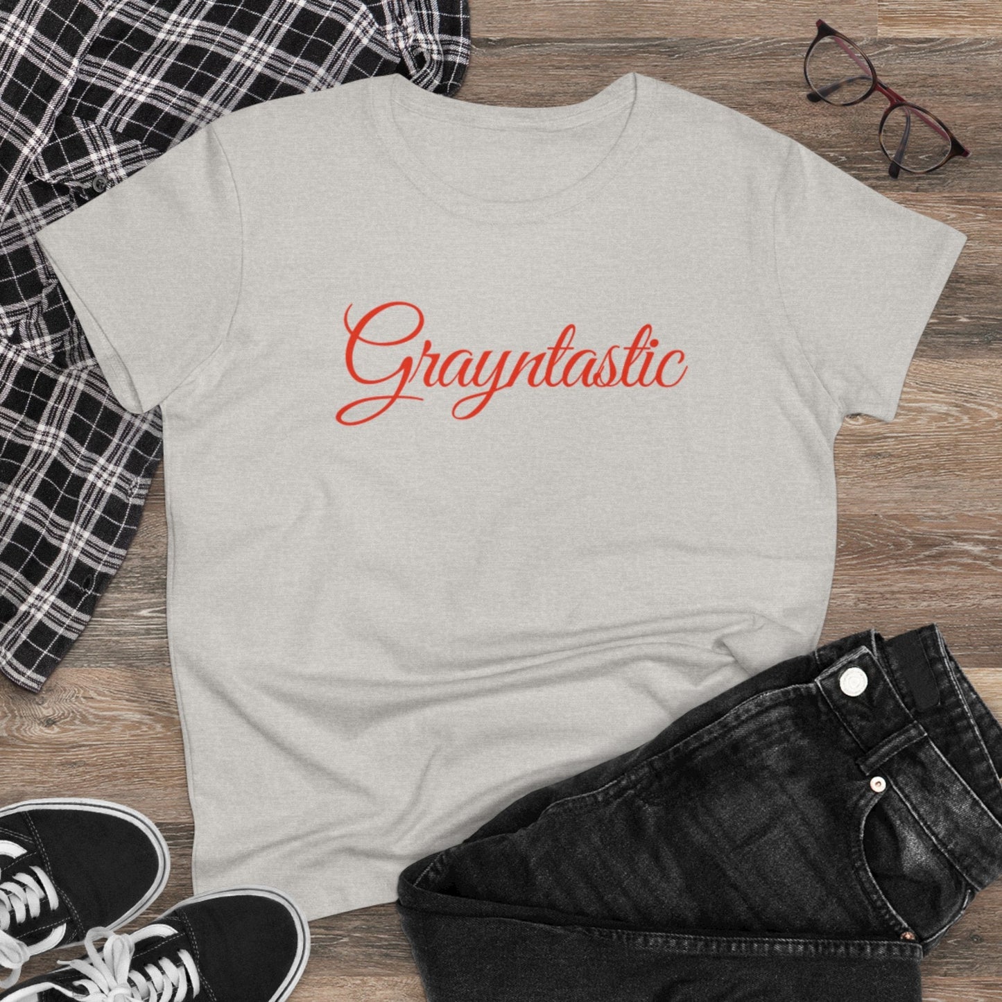 Women's Midweight Cotton Tee Grayceful LLC