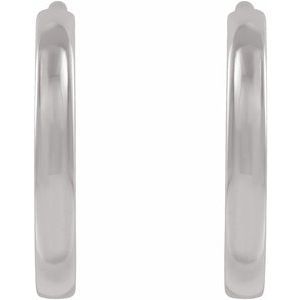 Sterling Silver Hinged 10 mm Hoop Earrings Ethereal Legacy Boutiques