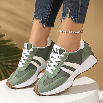 Chunky Thick-Sole Breathable Sneakers for women FitiqueFit