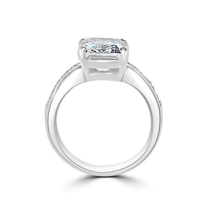 .75CT Oval Diamond Veneer 14K Gold Engagement Ring. 635R006K