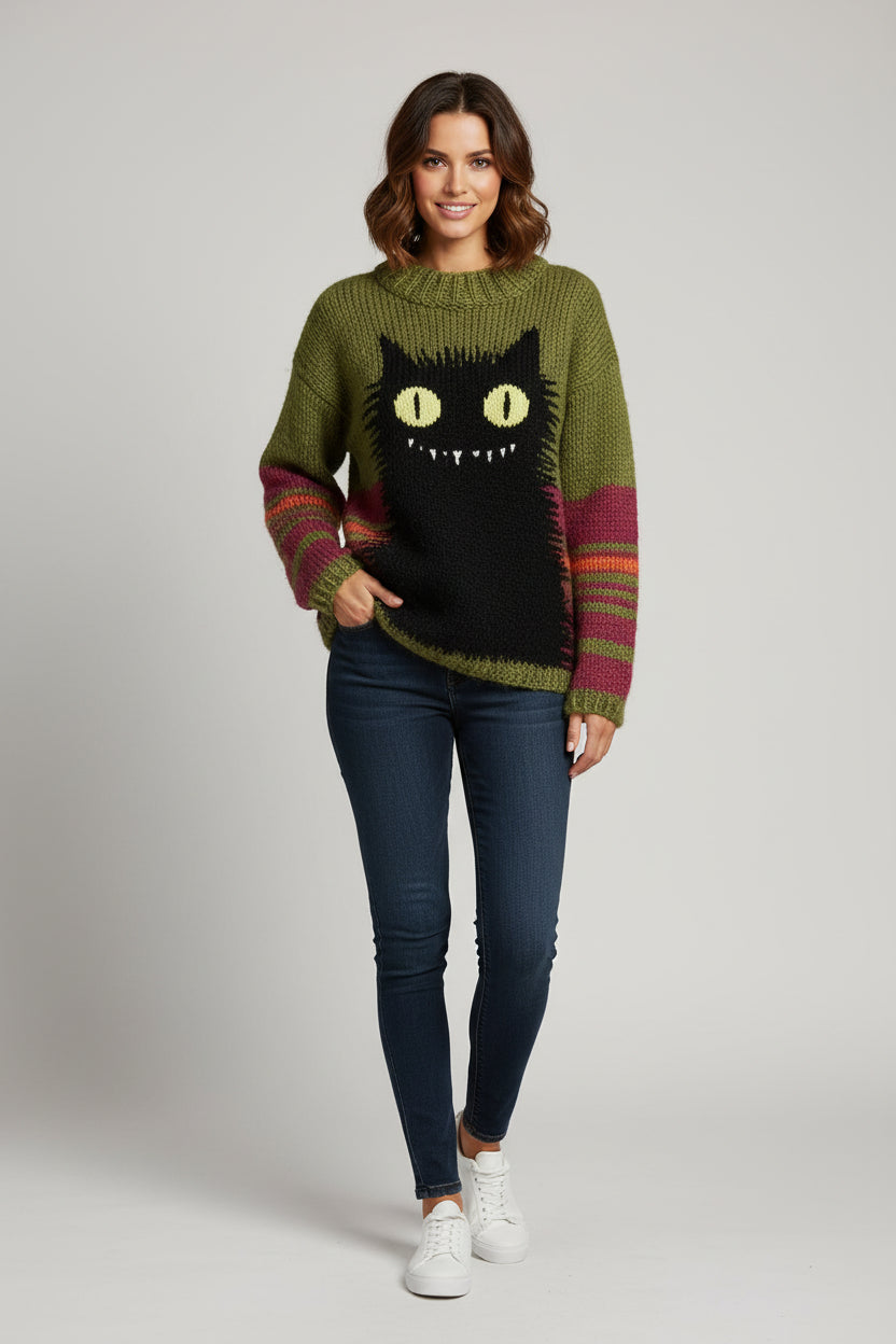 Women’s Retro Oversized Top – Laid Back Casual Fit FitiqueFit