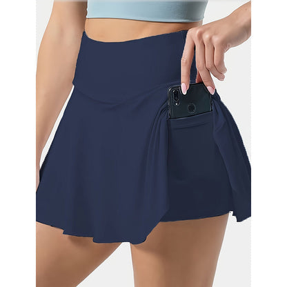 Women Tennis Skirt Golf Skorts Athletic High Waisted With Pockets FitiqueFit