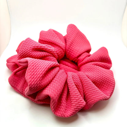 Dark Coral Summer Bullet Scrunchie Enchanted Scrunch