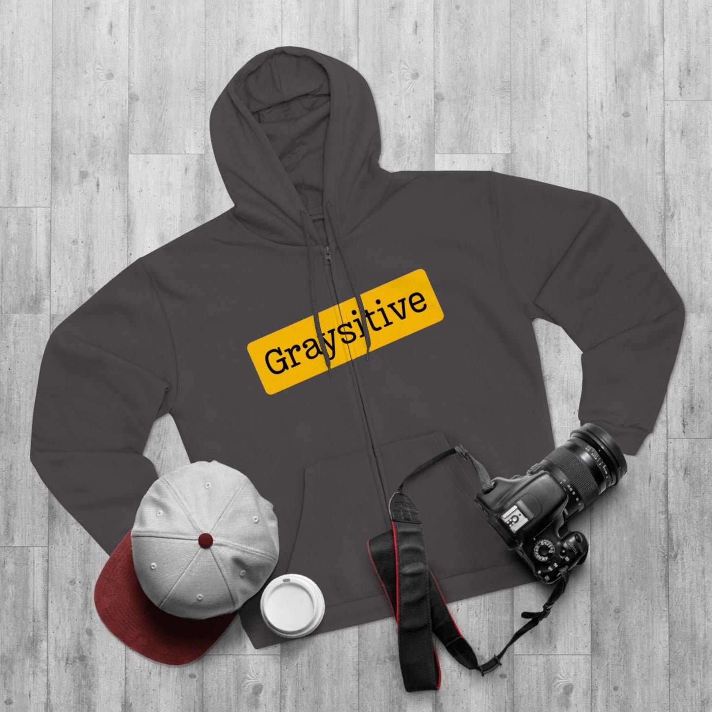 Unisex Hooded Zip Sweatshirt Grayceful LLC
