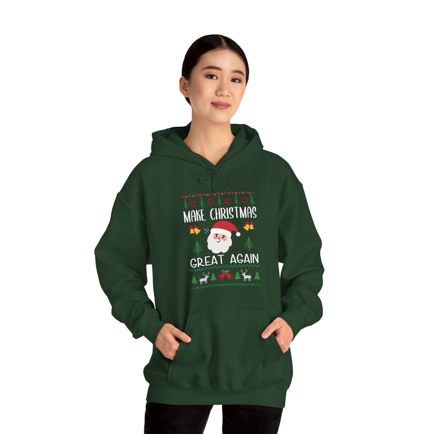 Make Christmas Great Again Hooded Sweatshirt The Devil's Pickle