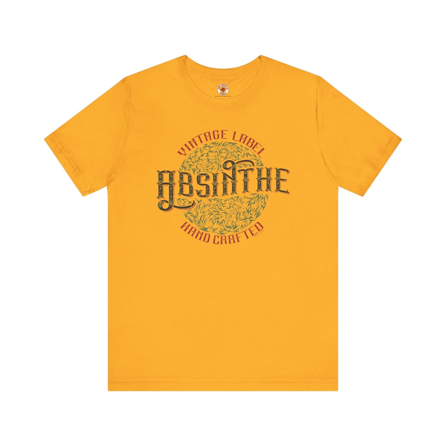 Vintage Label Absinthe T-Shirt The Devil's Pickle