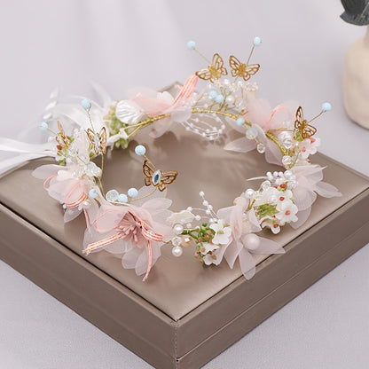Bridal Accessories Flower Butterfly Bridal Headband Hairband Accessories Performance Headpiece NovaCart