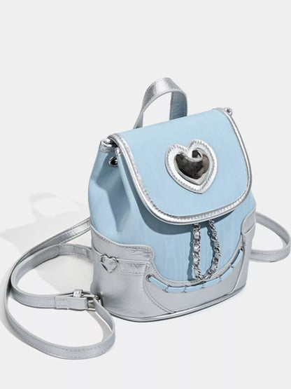Heart Flap Backpack Bag New Era Fashion LLc