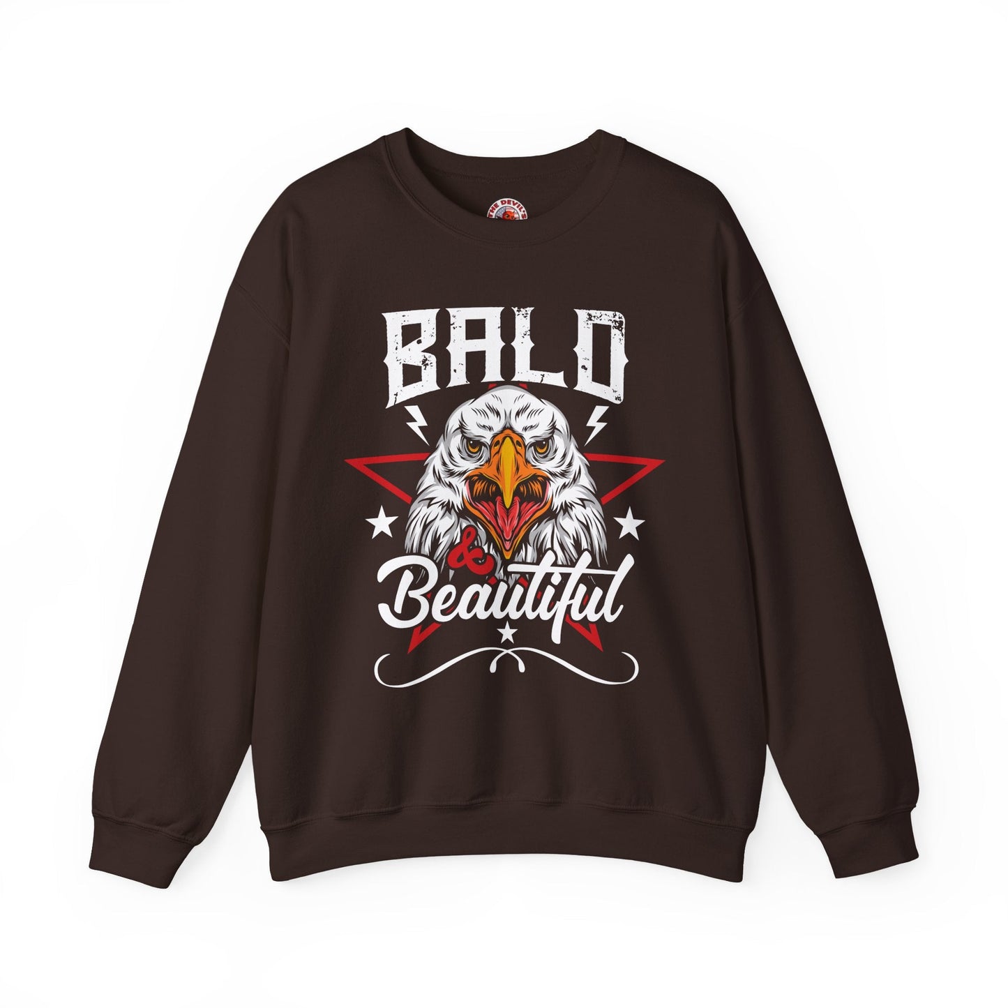 Bald And Beautiful Crewneck Sweatshirt The Devil's Pickle
