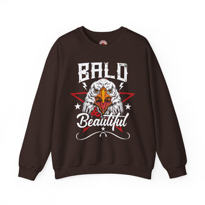 Bald And Beautiful Crewneck Sweatshirt The Devil's Pickle