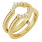 14K Yellow 1/6 CTW Lab-Grown Diamond Ring Guard Ethereal Legacy Boutiques