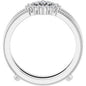 Platinum 1/6 CTW Natural Diamond Ring Guard Ethereal Legacy Boutiques