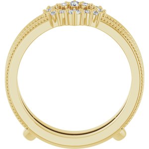 14K Yellow 1/6 CTW Lab-Grown Diamond Ring Guard Ethereal Legacy Boutiques