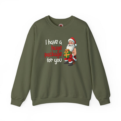 I Have A Huge Package For You Crewneck Sweatshirt The Devil's Pickle