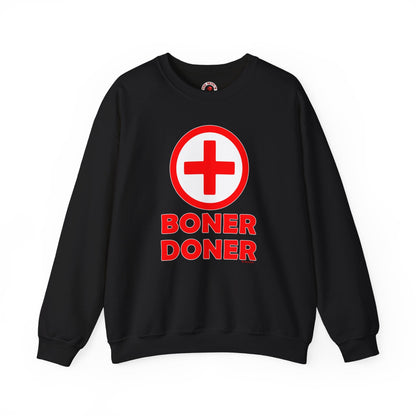 Boner Doner Crewneck Sweatshirt The Devil's Pickle