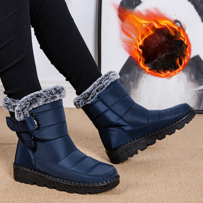 Women’s Waterproof Plush Snow Boots FitiqueFit