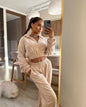 Women's Long-sleeved Zip Hoodie Two-piece Set See size chart under “more details” The Fashion Celestial