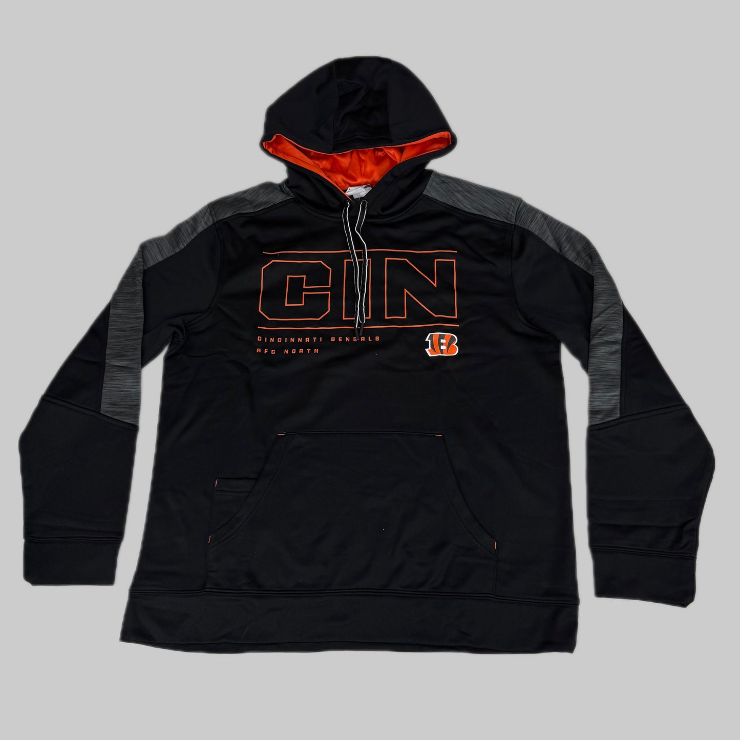 NFL Cincinnati Bengals Hoodie AFC North Sweatshirt Pullover SZ L Black 1802967 PayWut