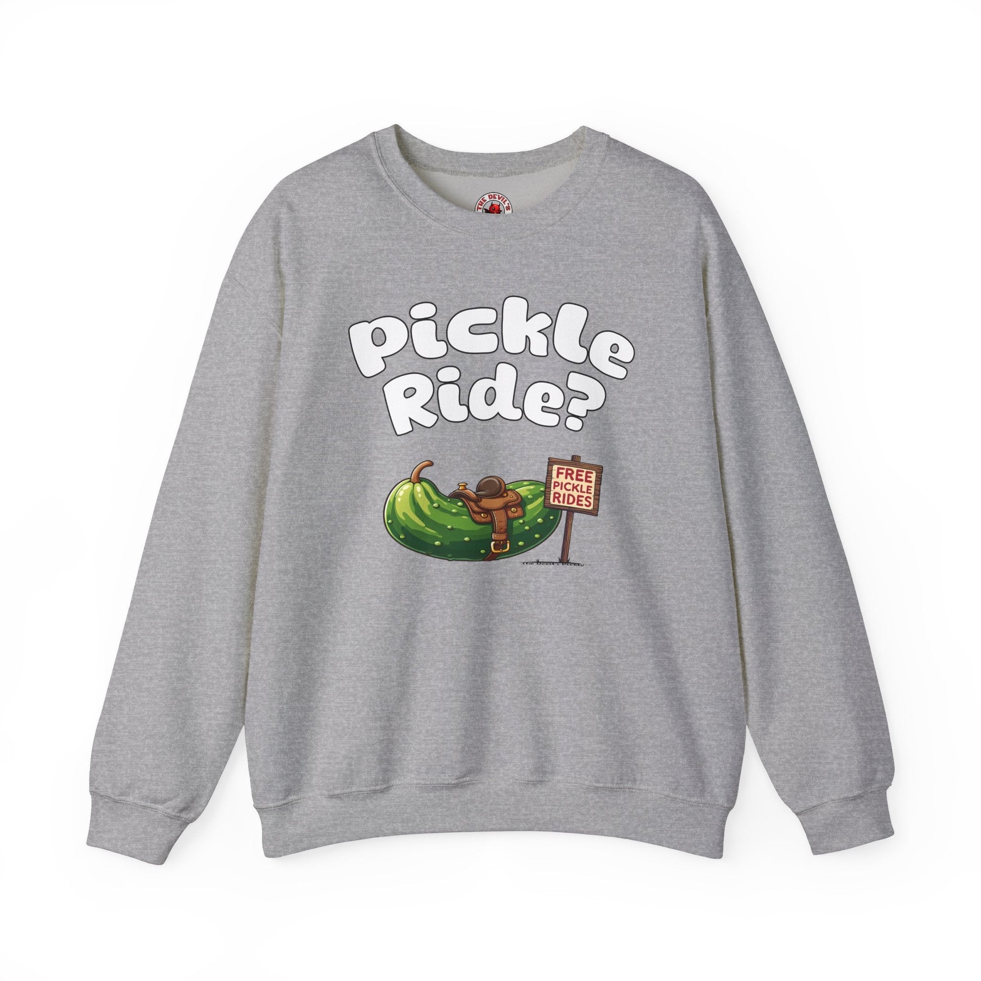 Pickle Ride Crewneck Sweatshirt The Devil's Pickle