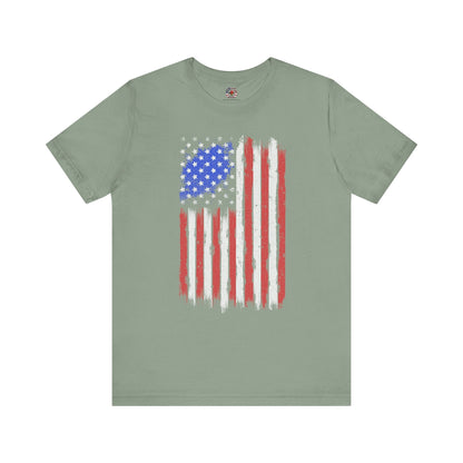 Tattered American Flag T-Shirt The Devil's Pickle