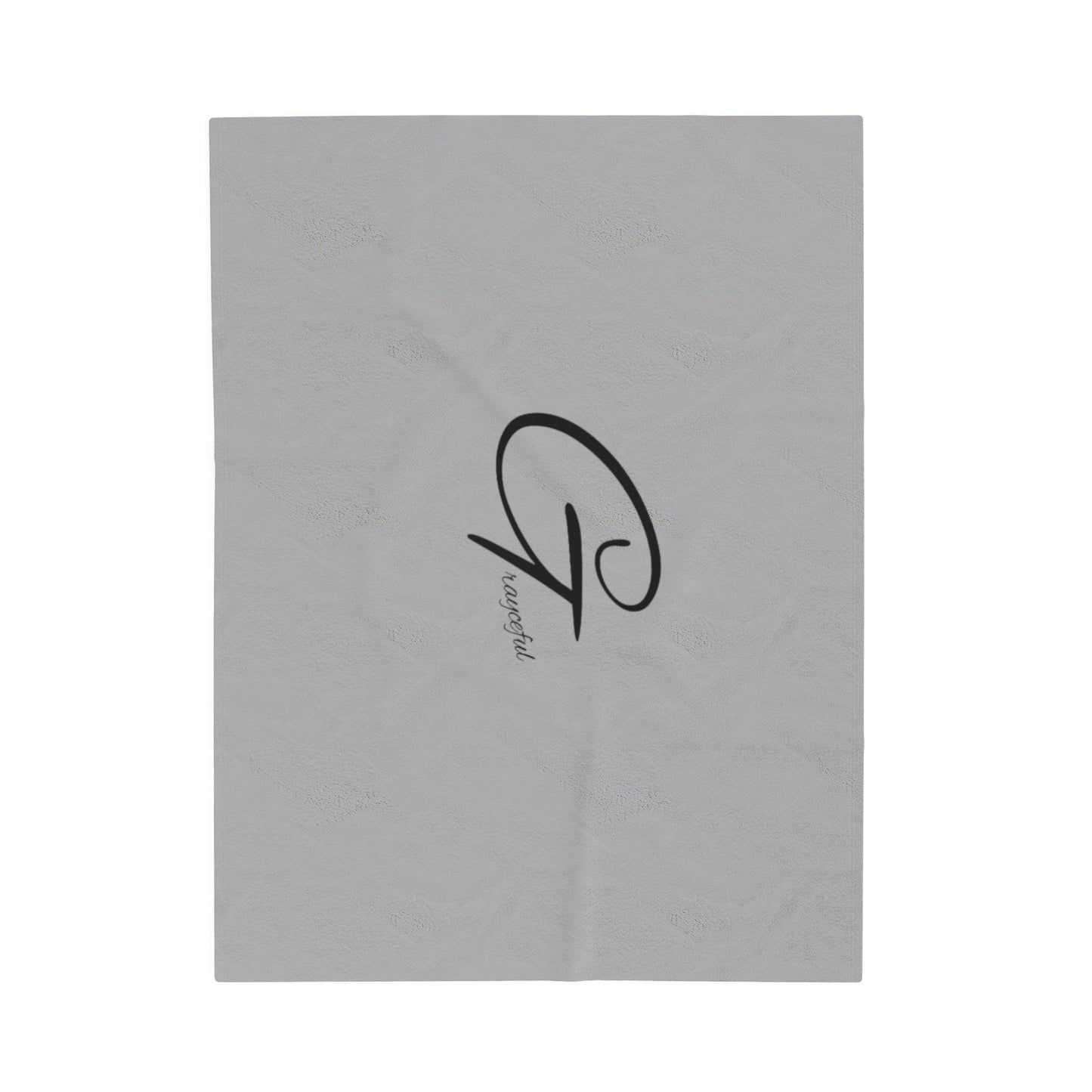 Velveteen Plush Blanket Grayceful LLC