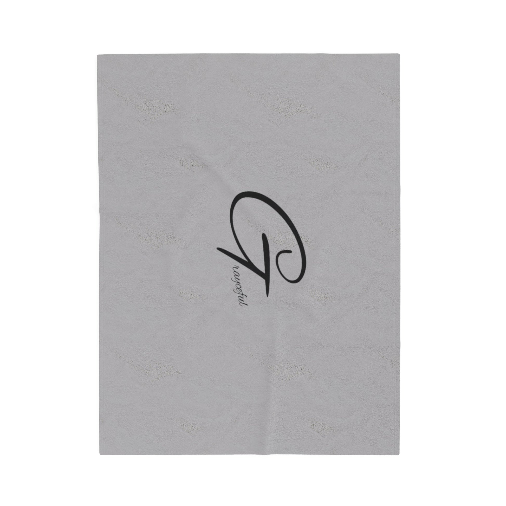Velveteen Plush Blanket Grayceful LLC