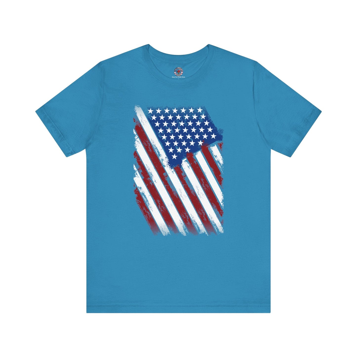 Distressed American Flag T-Shirt The Devil's Pickle