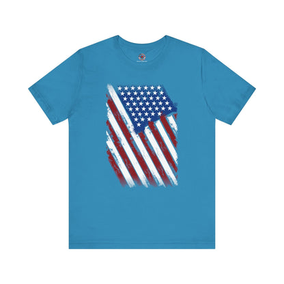 Distressed American Flag T-Shirt The Devil's Pickle