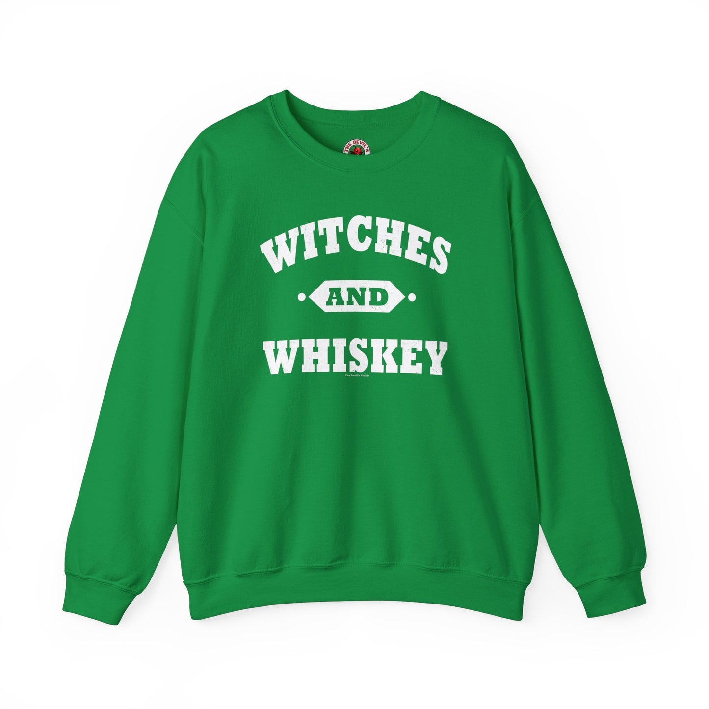 Witches and Whiskey Crewneck Sweatshirt The Devil's Pickle