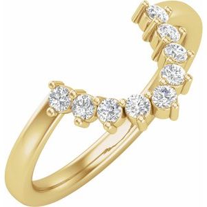 14K Yellow 1/3 CTW Natural Diamond Matching Band Ethereal Legacy Boutiques