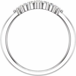 14K White 1/3 CTW Natural Diamond Matching Band Ethereal Legacy Boutiques