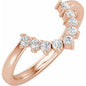 14K Rose 1/3 CTW Natural Diamond Matching Band Ethereal Legacy Boutiques