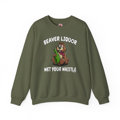 Beaver Liquor Crewneck Sweatshirt The Devil's Pickle
