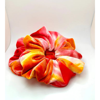 Sunset Tie Dye Velvet Summer Scrunchie Enchanted Scrunch