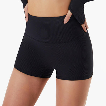 High-Waisted Ribbed Fitness Shorts | Butt Lifting & Flattering Activewear for Yoga, Running & More Country in My Heart