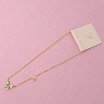 Double Shine Butterfly  Necklace Shop Style & More | Fresh Looks, Everyday Deals & Free Shipping