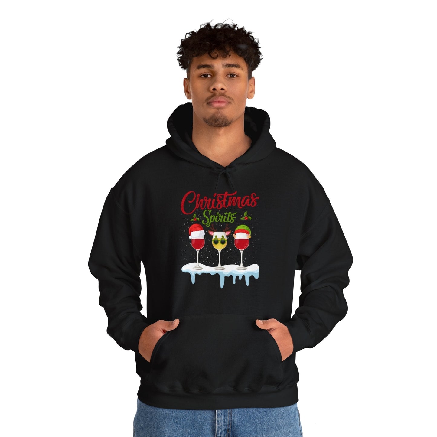 Christmas Spirits Hooded Sweatshirt The Devil's Pickle