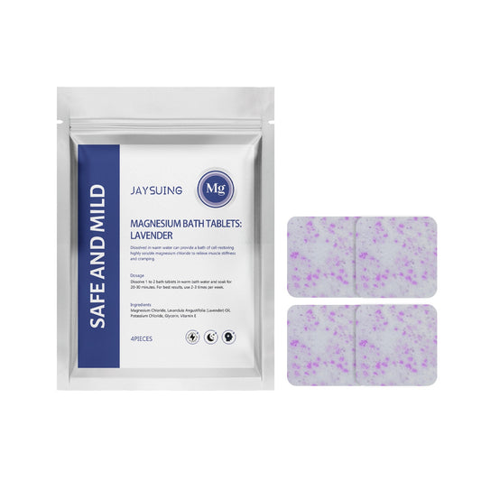 Lavender Essential Oil Magnesium Bath Tablets Moisturize And Cleanse The Body, Refreshing And Lasting V.I.P Digital Presence