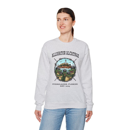 Alligator Alcatraz Crewneck Sweatshirt The Devil's Pickle