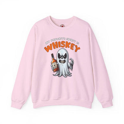 My Favorite Spirit Is Whiskey Crewneck Sweatshirt The Devil's Pickle